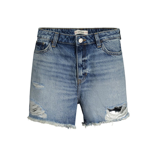 Blue Cotton Short