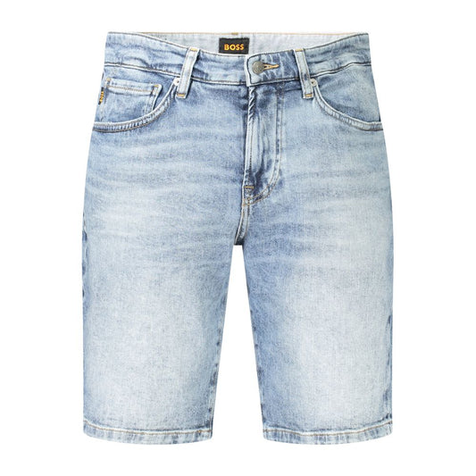 Blue Cotton Short