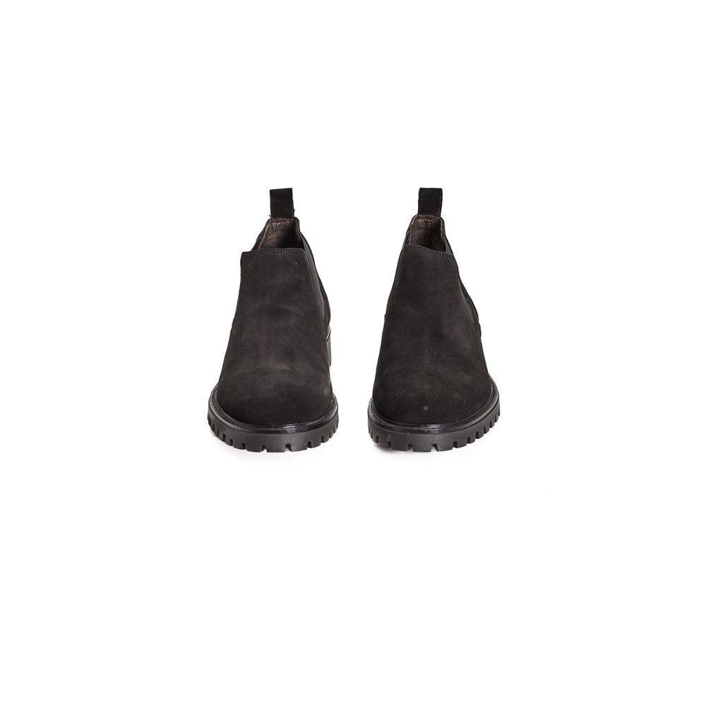 Black Calfskin Men Boot