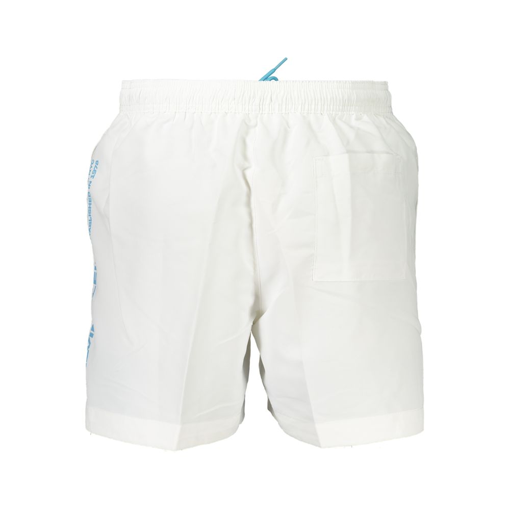 White Polyester Swimwear