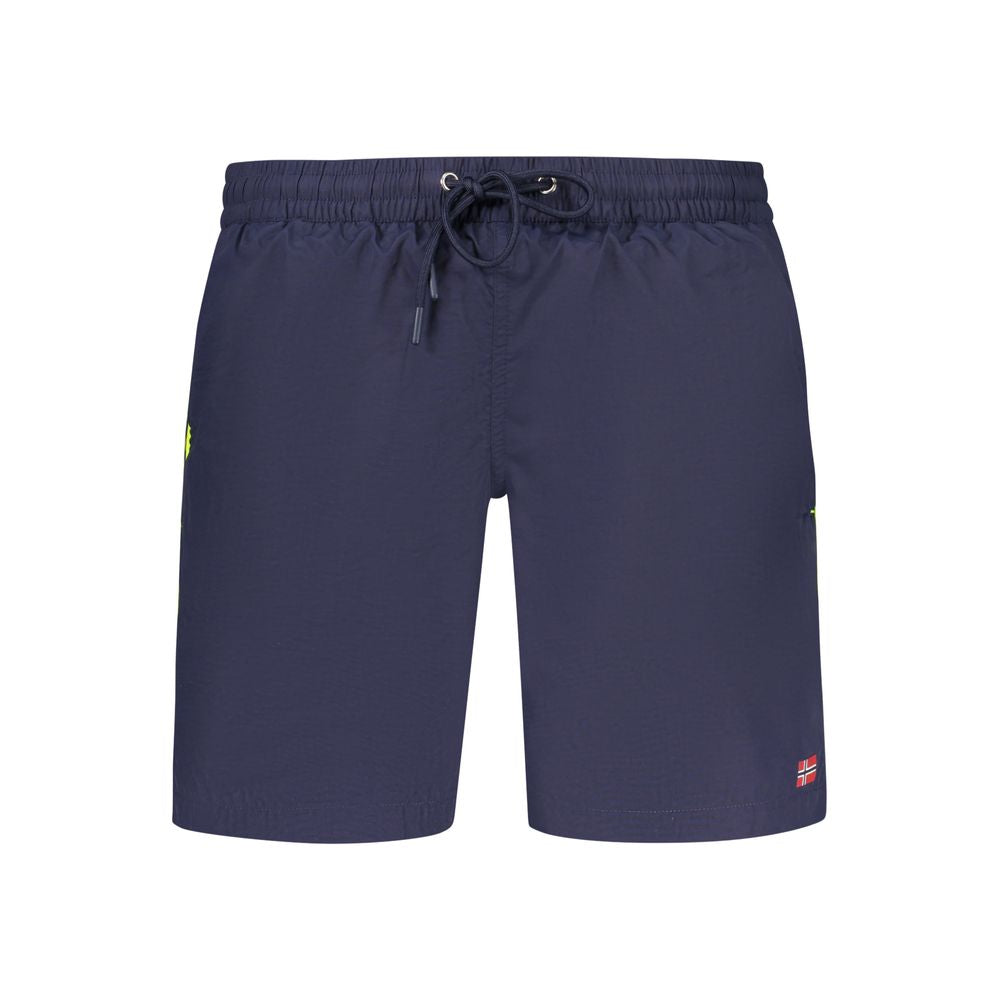 Blue Polyamide Swimwear