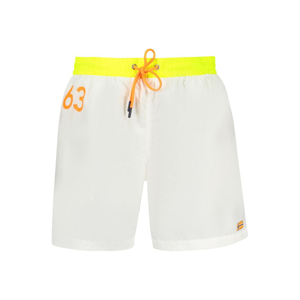 White Polyamide Swimwear