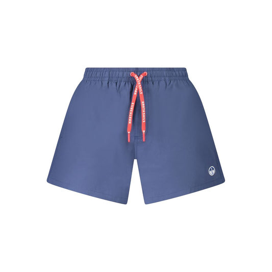 Blue Cotton Swimwear