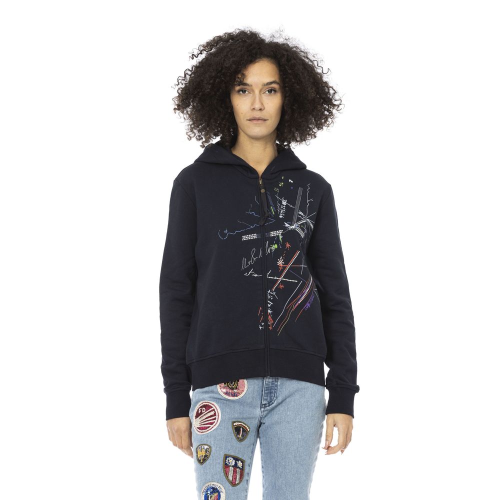 Blue Cotton Sweatshirt