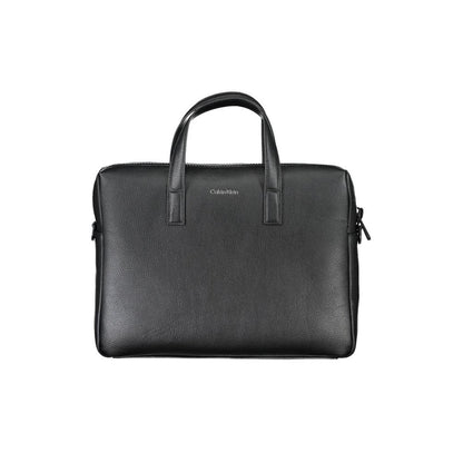 Black Polyester Handbag