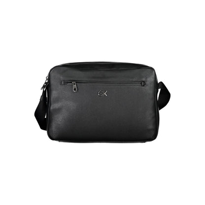 Black Polyester Handbag