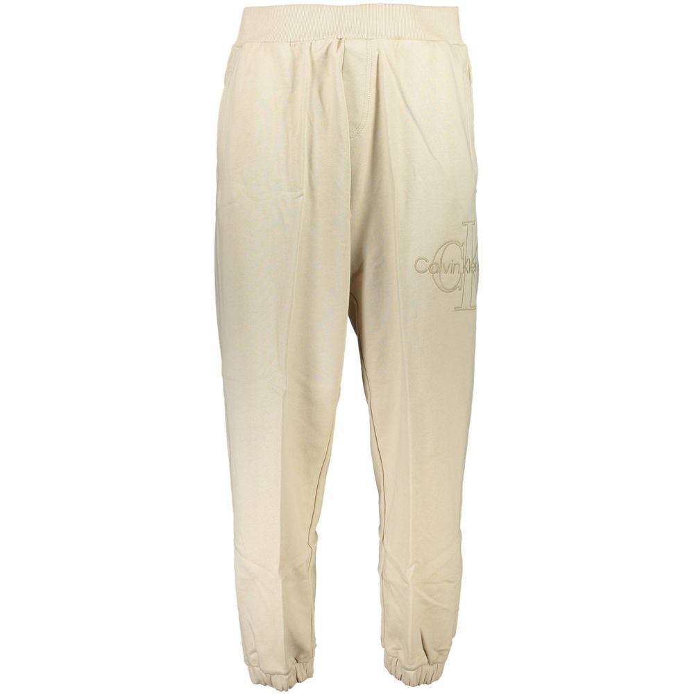 Beige Cotton Pant