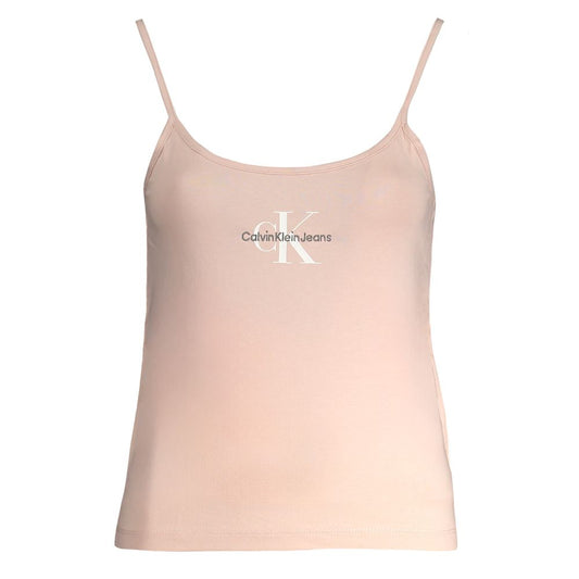 Pink Cotton Tank Top
