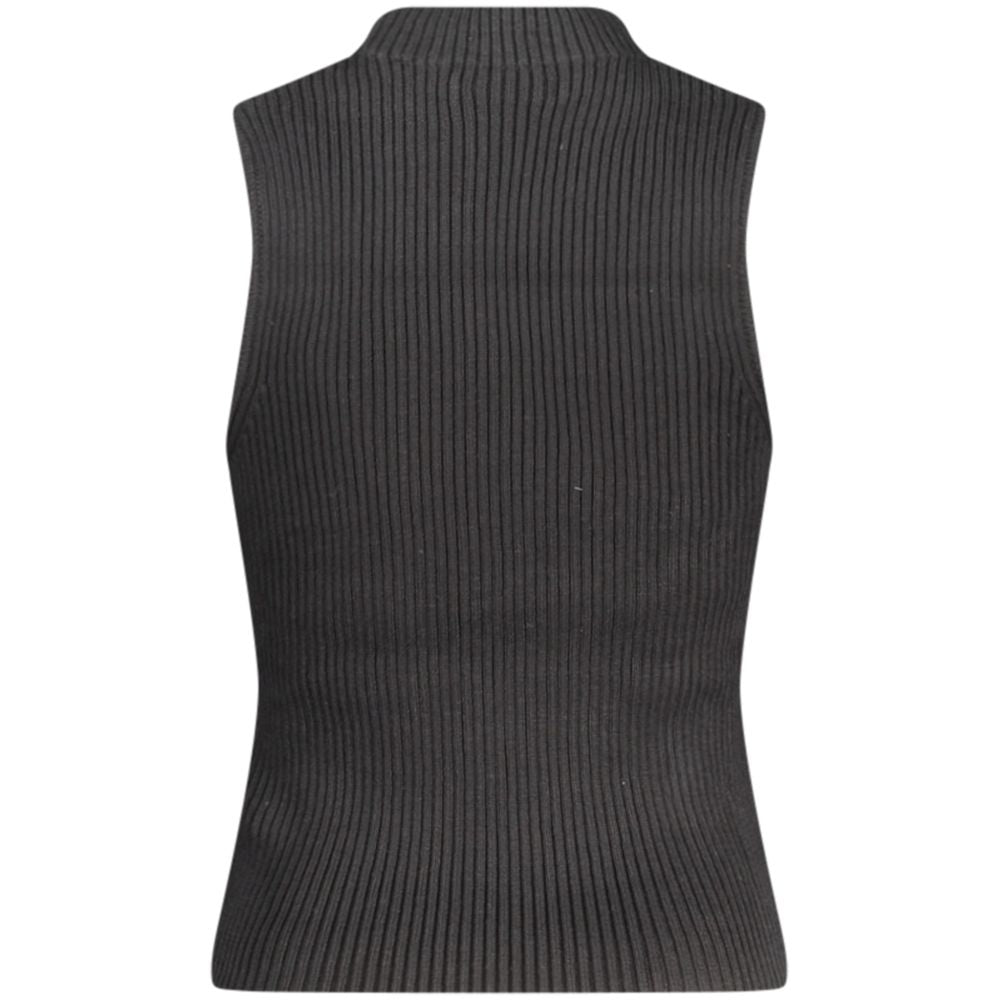 Black Cotton Tank Top