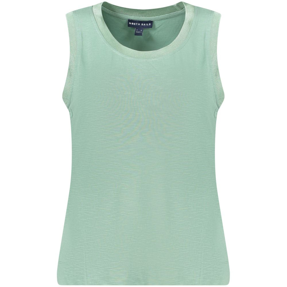 Green Polyester Tank Top