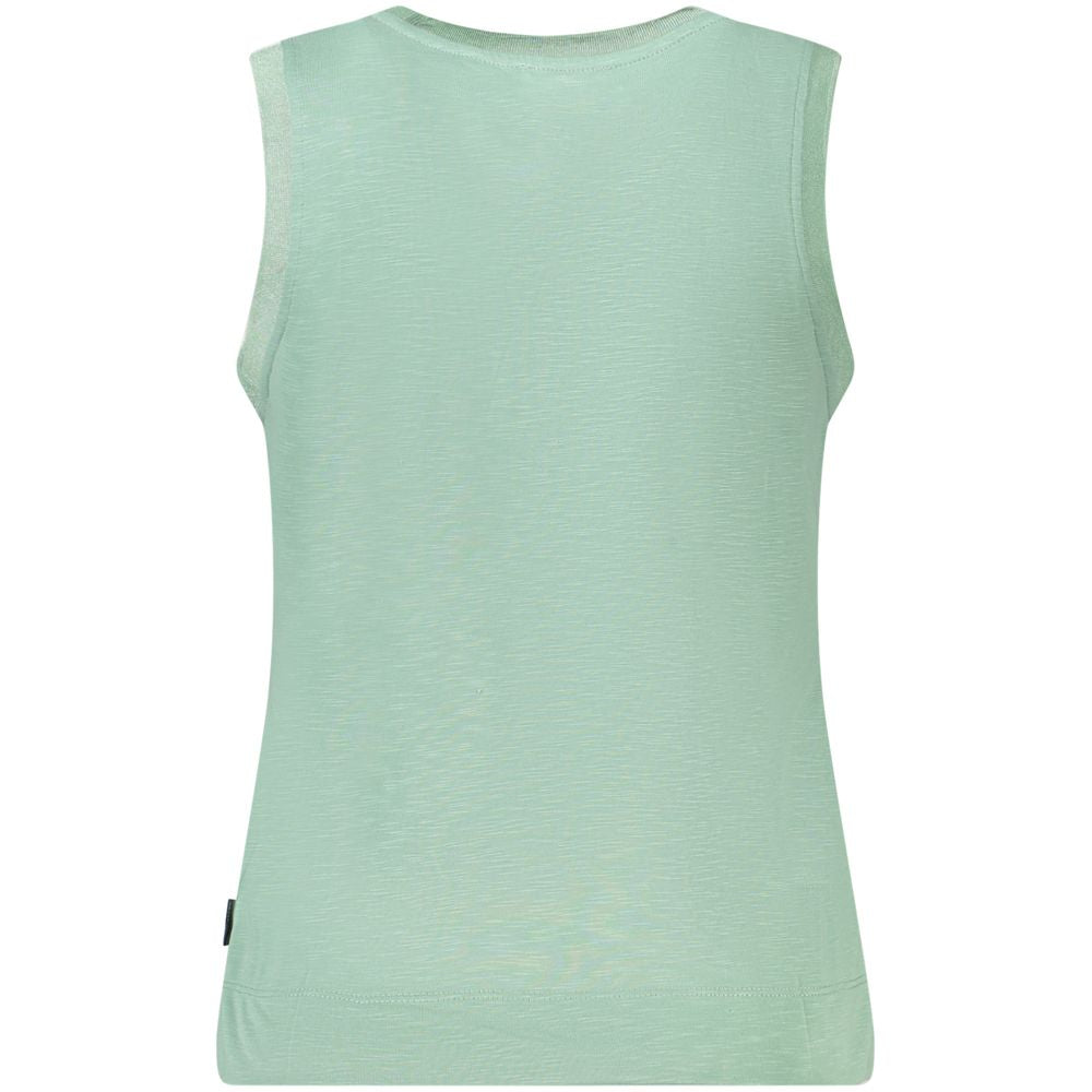 Green Polyester Tank Top