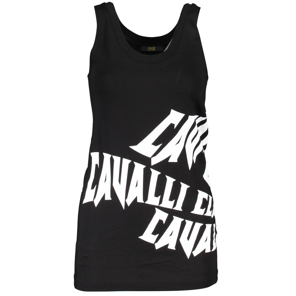 Black Cotton Tank Top