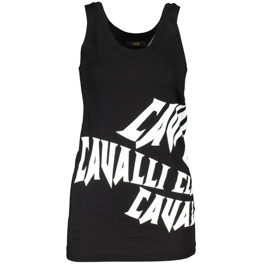 Black Cotton Tank Top