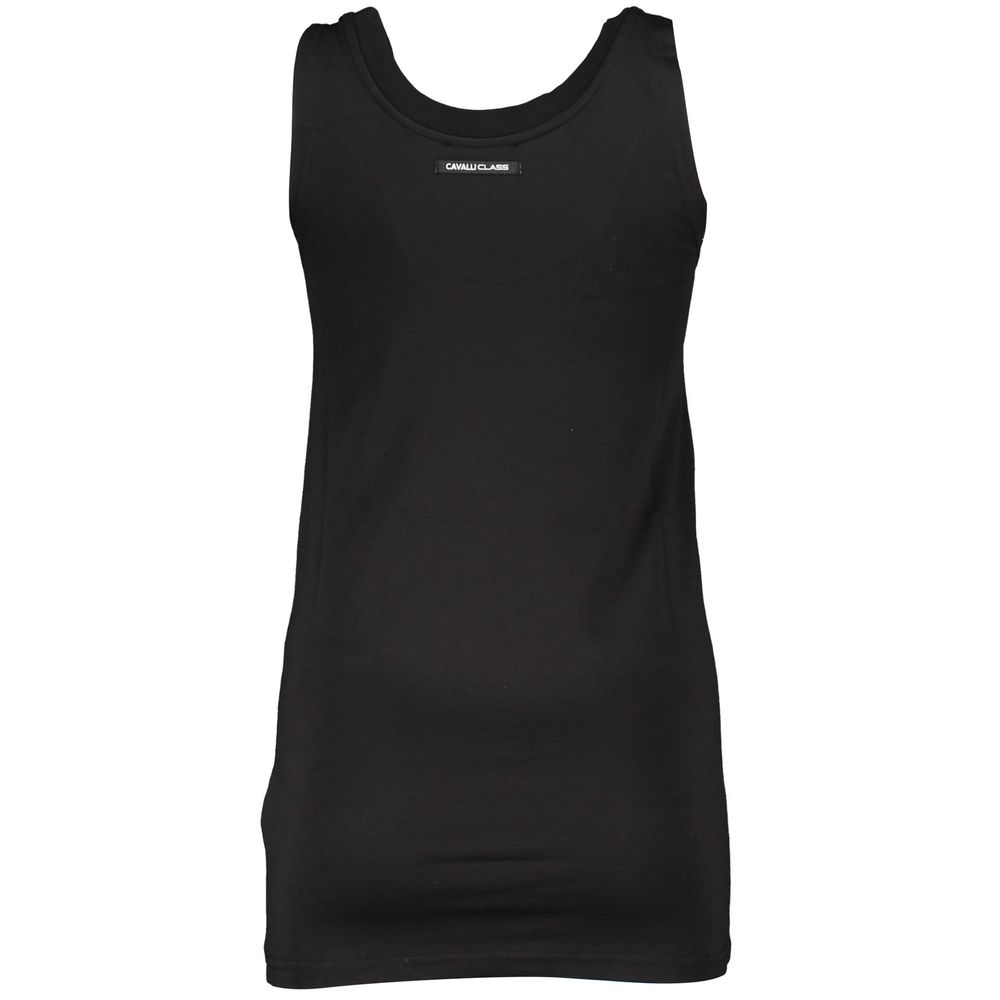 Black Cotton Tank Top