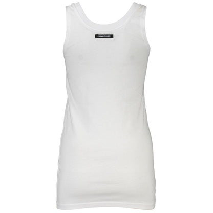 White Cotton Tank Top