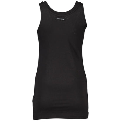 Black Cotton Tank Top