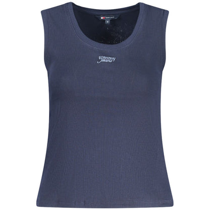 Blue Cotton Tank Top