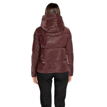 Purple Polyester Parka
