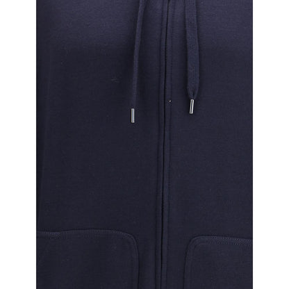 Blue Cashmere Sweatshirt