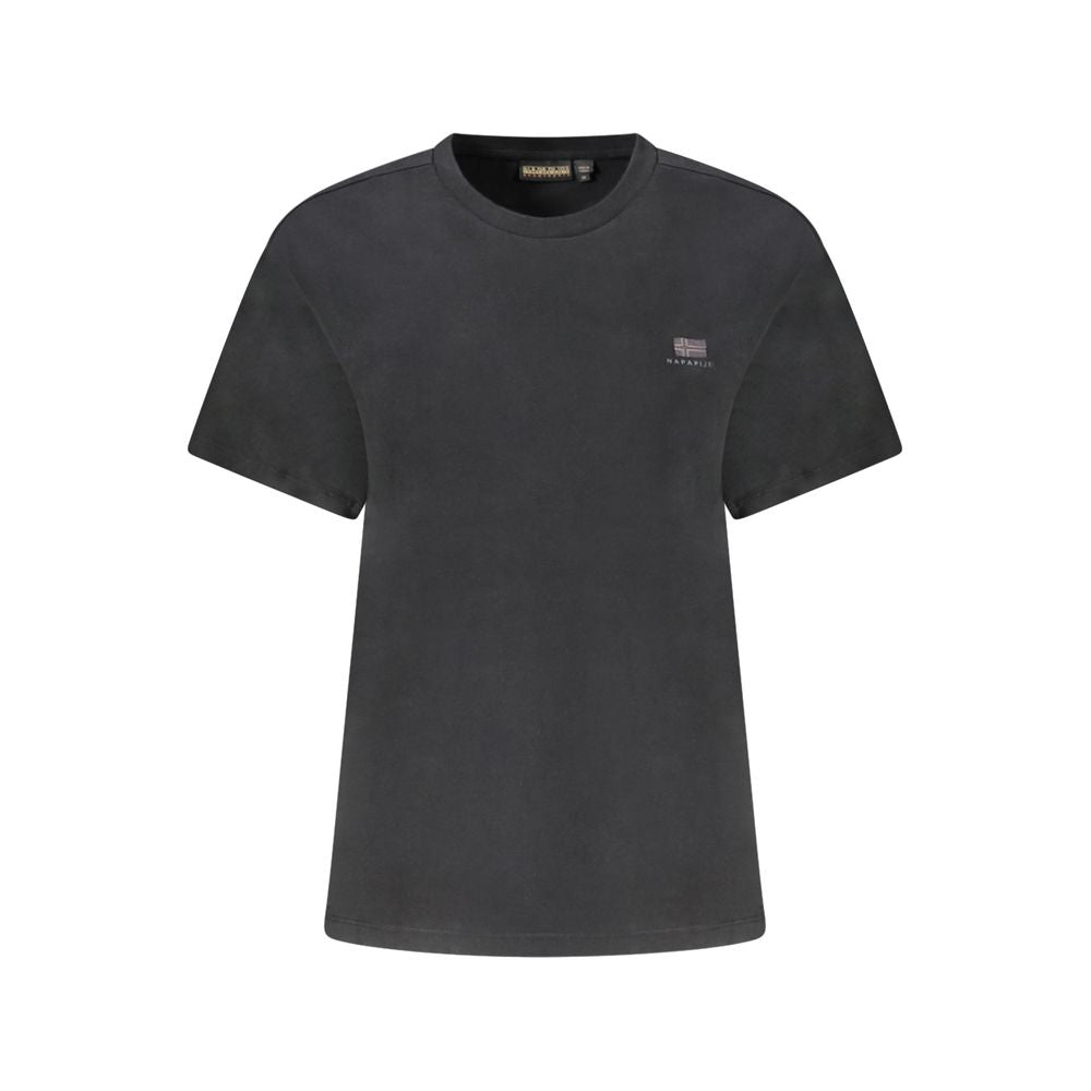 Black Cotton T-Shirt
