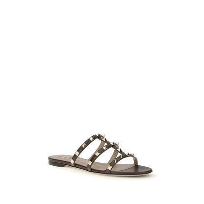 Brown Calf Leather Bos Taurus Sandals