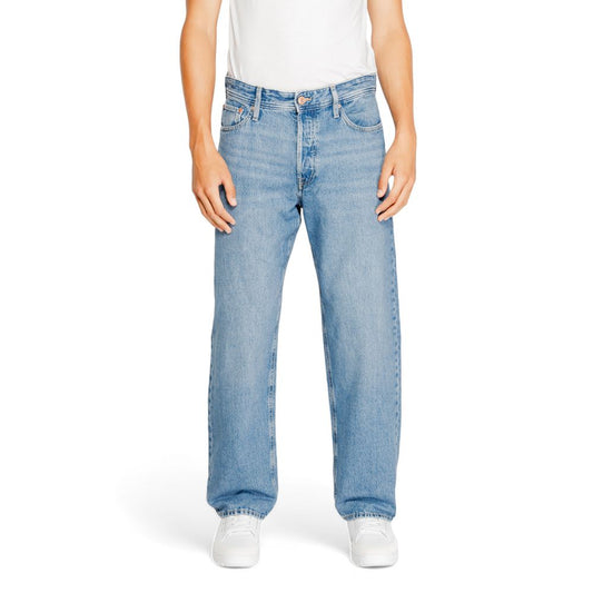 Blue Cotton Relaxed Fit Jeans