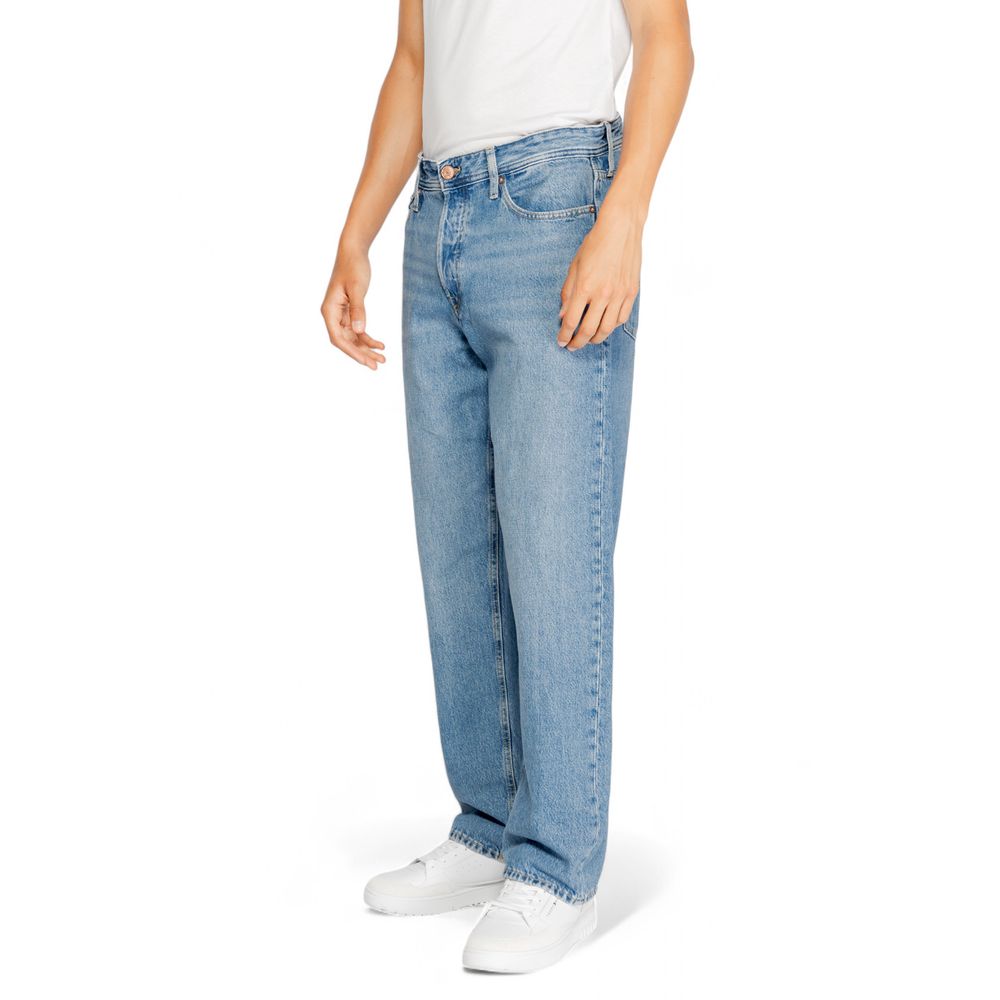 Blue Cotton Relaxed Fit Jeans