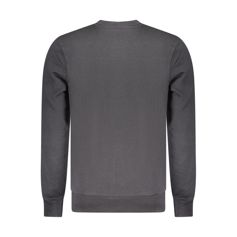 Black Cotton Sweatshirt