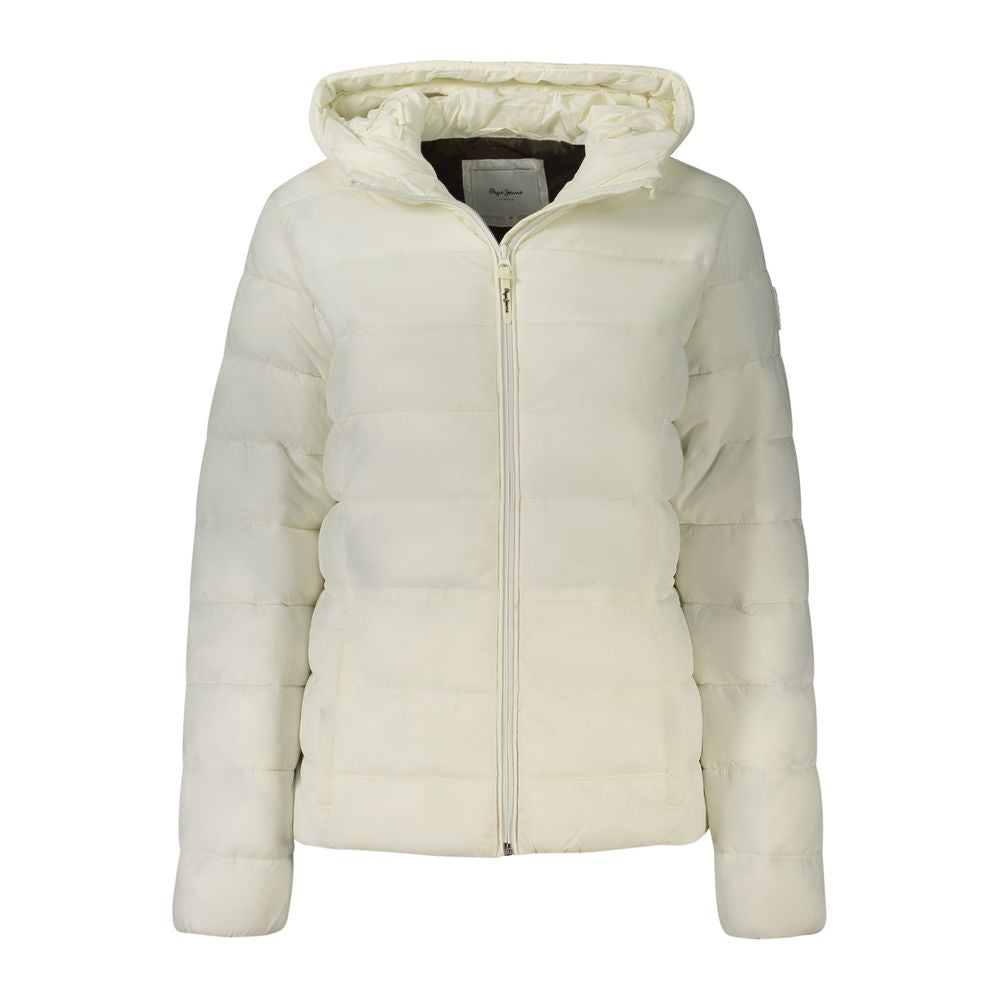 White Polyamide Jackets & Coat