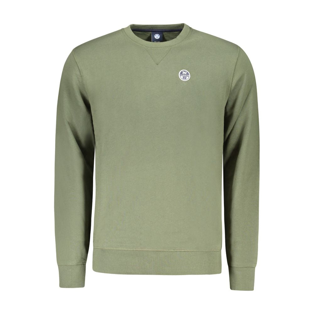 Green Cotton Sweatshirt
