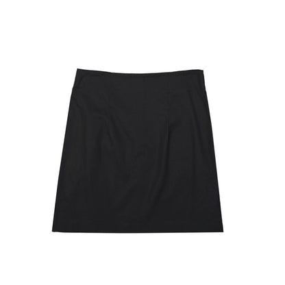 Black Cotton Two-Piece Suit