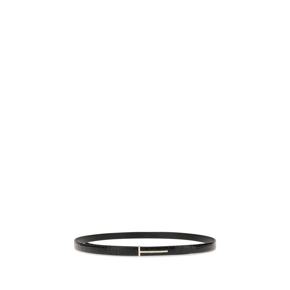 Black Leather Regular Belt
