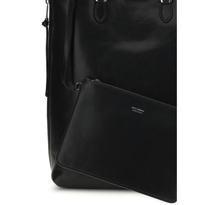 Black Calf Leather Bos Taurus Shoulder Bag