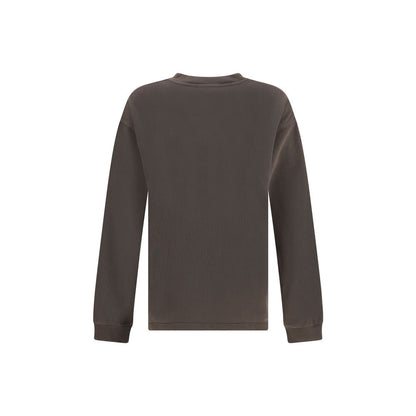 Brown Cotton Sweatshirt