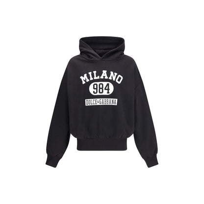 Black Cotton Sweatshirt