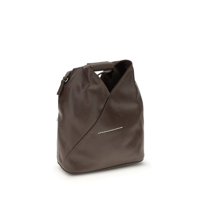 Brown Polyethylene Shoulder Bag