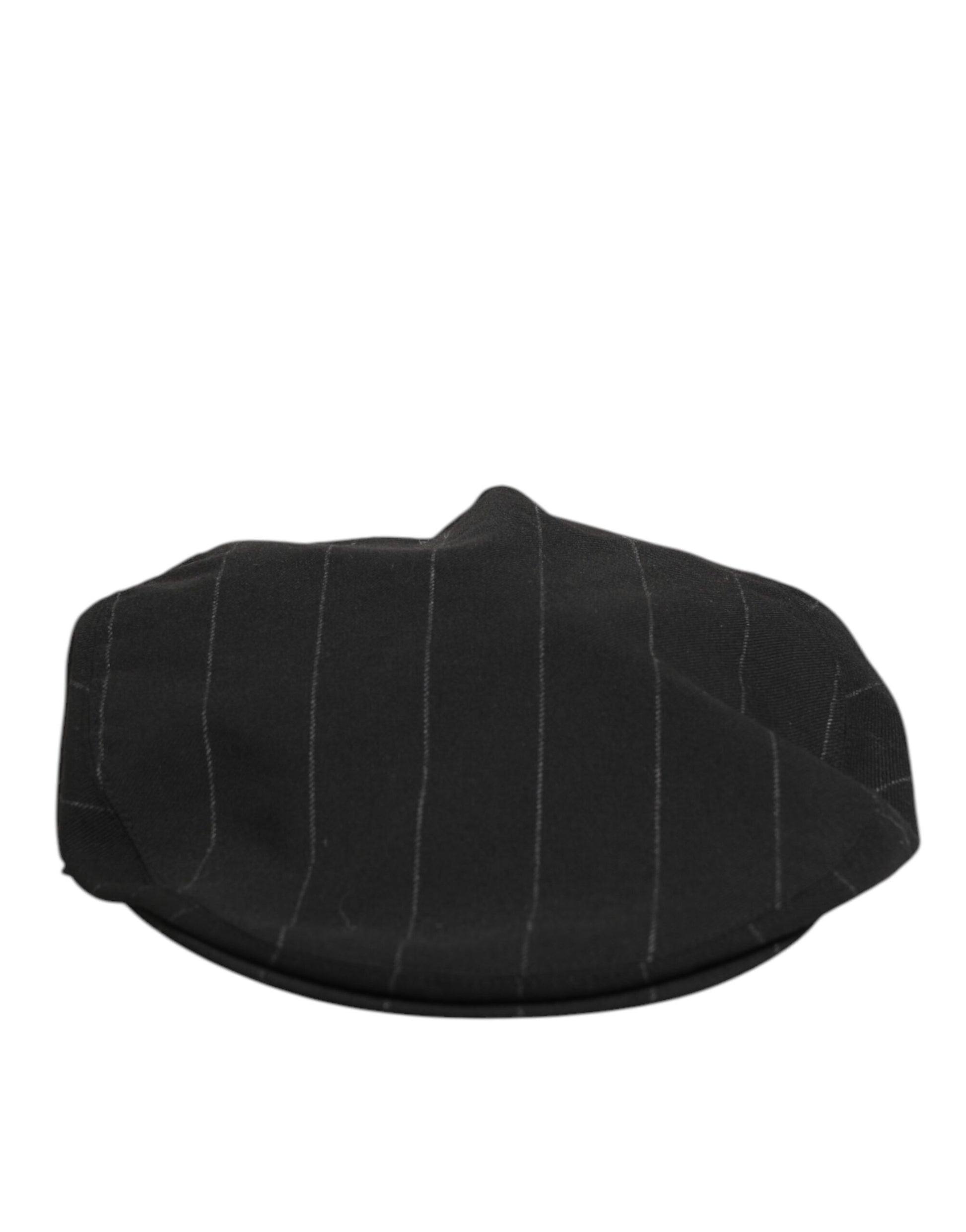 Black Polyester Newsboy Men Cloth Capello Hat