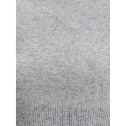 Gray Cashmere Sweatshirt