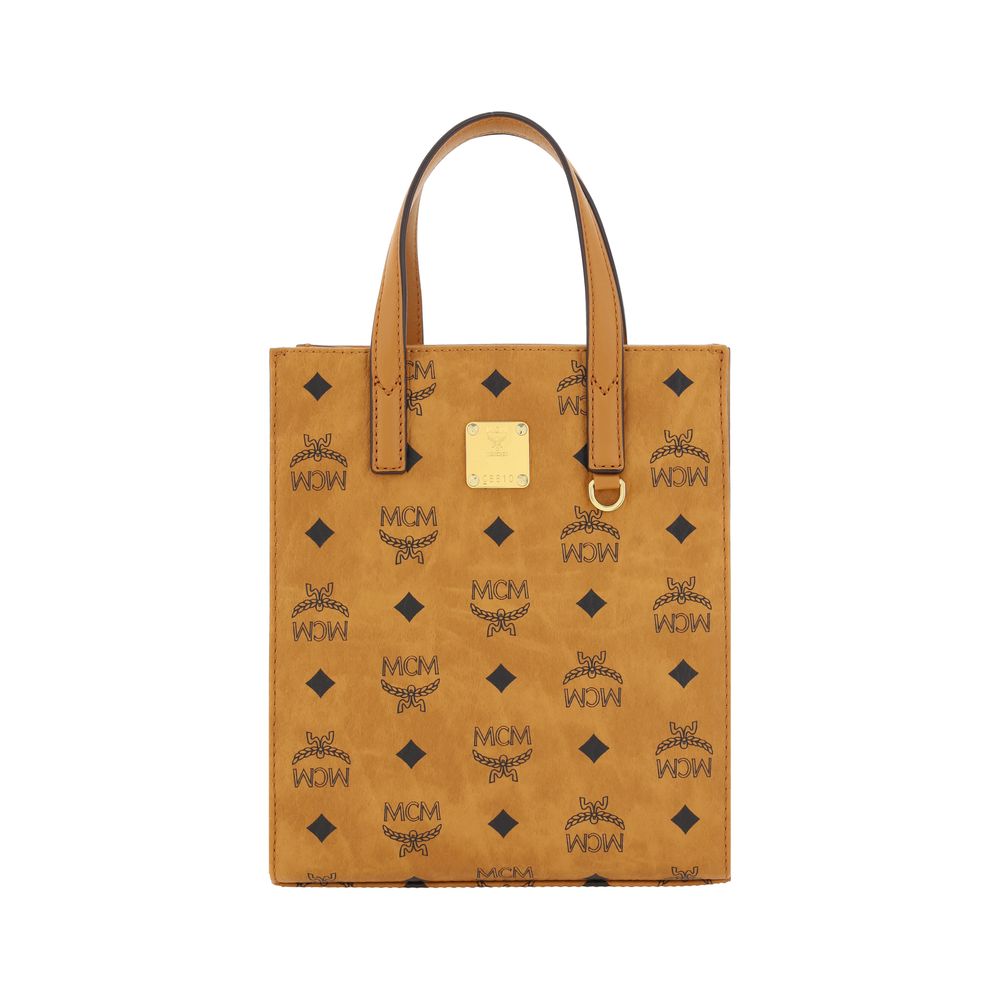 Brown Cotton Handbag