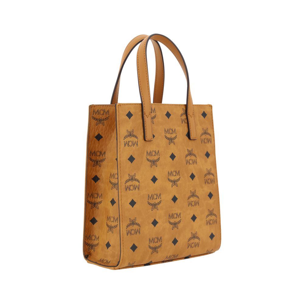 Brown Cotton Handbag