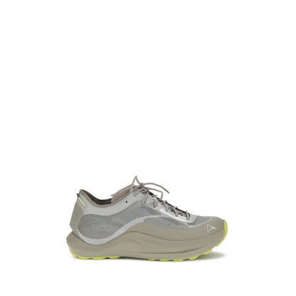 Gray Fabric Athletic Sneakers