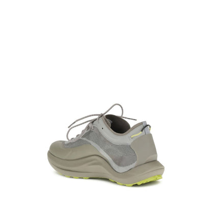 Gray Fabric Athletic Sneakers