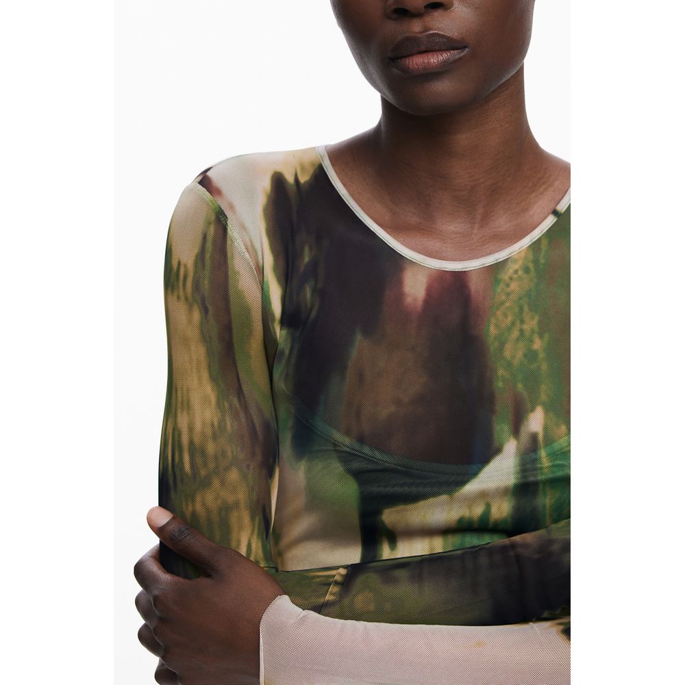 Green Polyester Women Dress