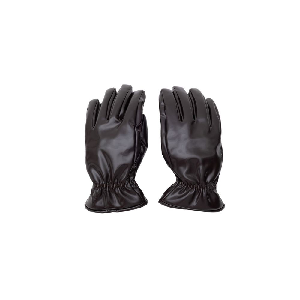 Brown Polyester Gloves