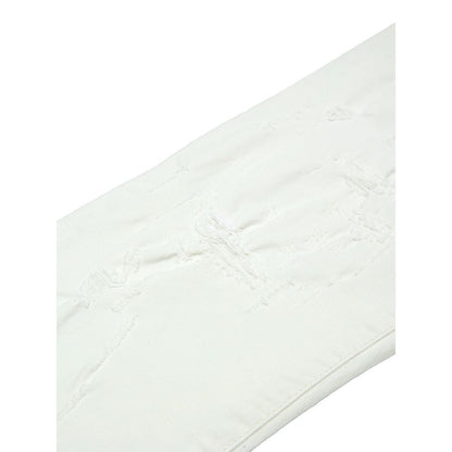 White Cotton Skinny Jeans