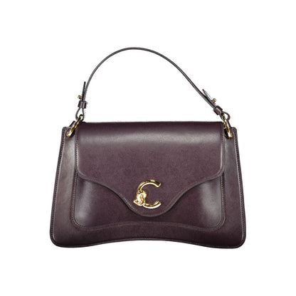 Purple Leather Handbag