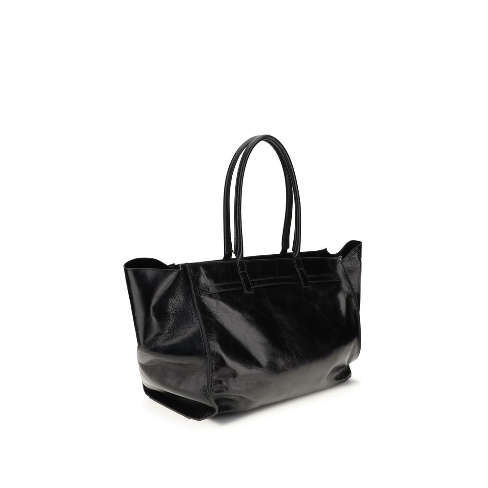 Black Calf Leather Bos Taurus Shoulder Bag