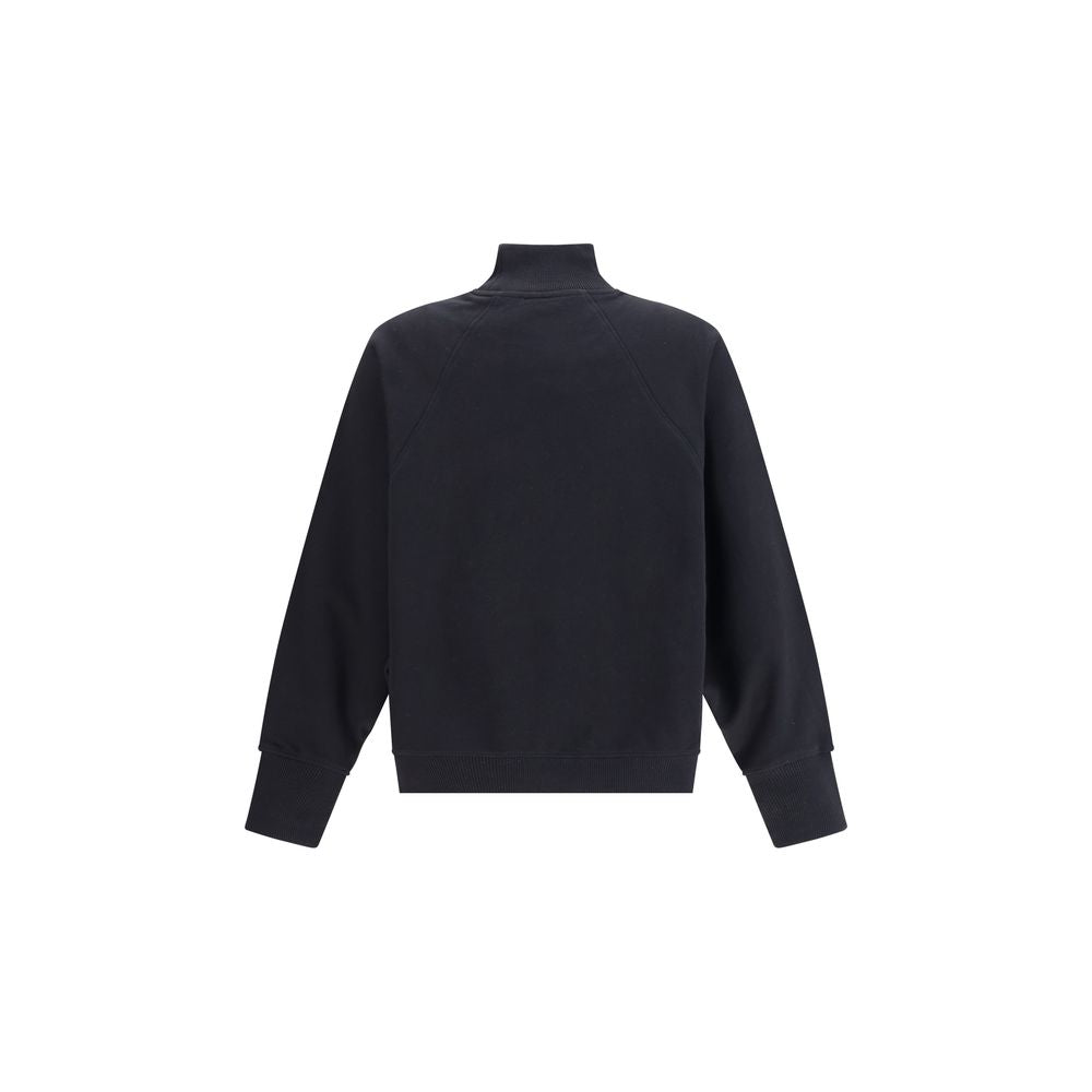 Black Cotton Sweatshirt