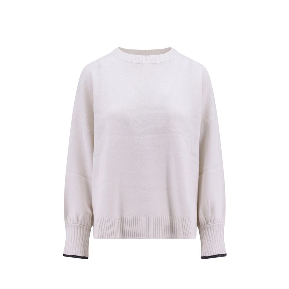 White Cashmere Sweatshirt