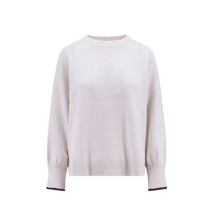 White Cashmere Sweatshirt